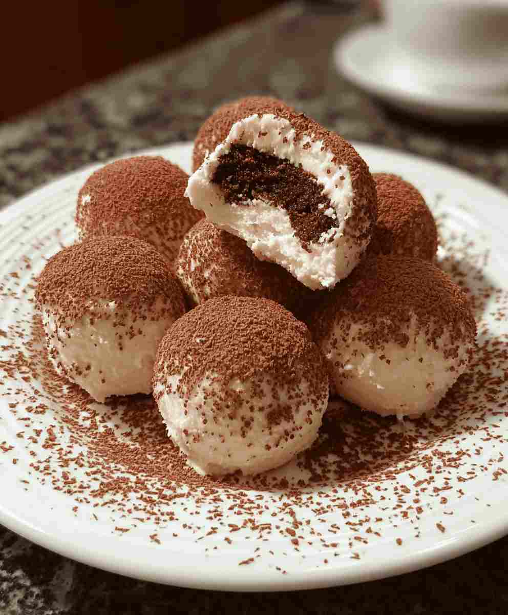 Quick Tiramisu Balls 10-Minute No Bake Dessert