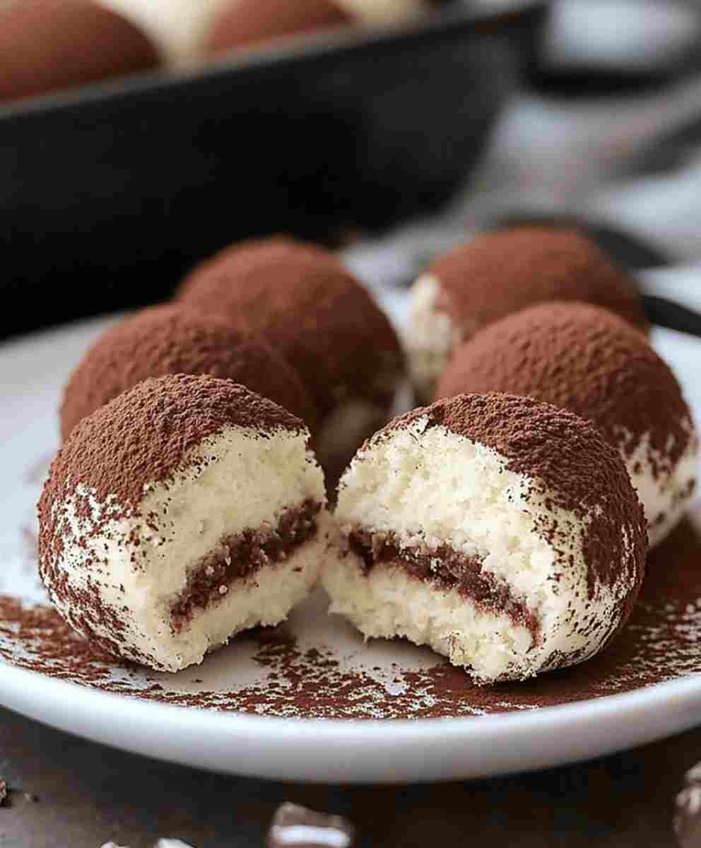Quick Tiramisu Balls 10-Minute No Bake Dessert