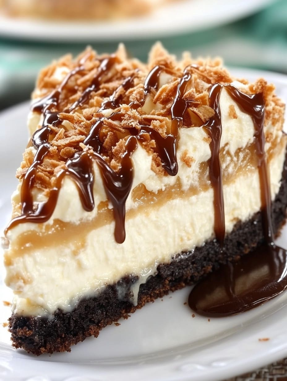 Samoa Cheesecake