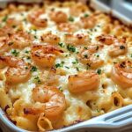 Shrimp Scampi Pasta Bake