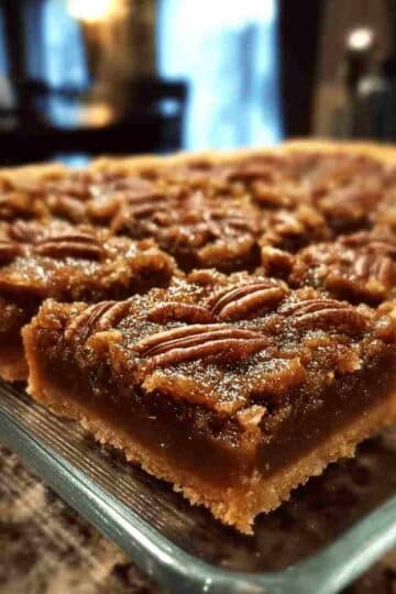 Southern Pecan Pie Bars Easy Dessert Recipe