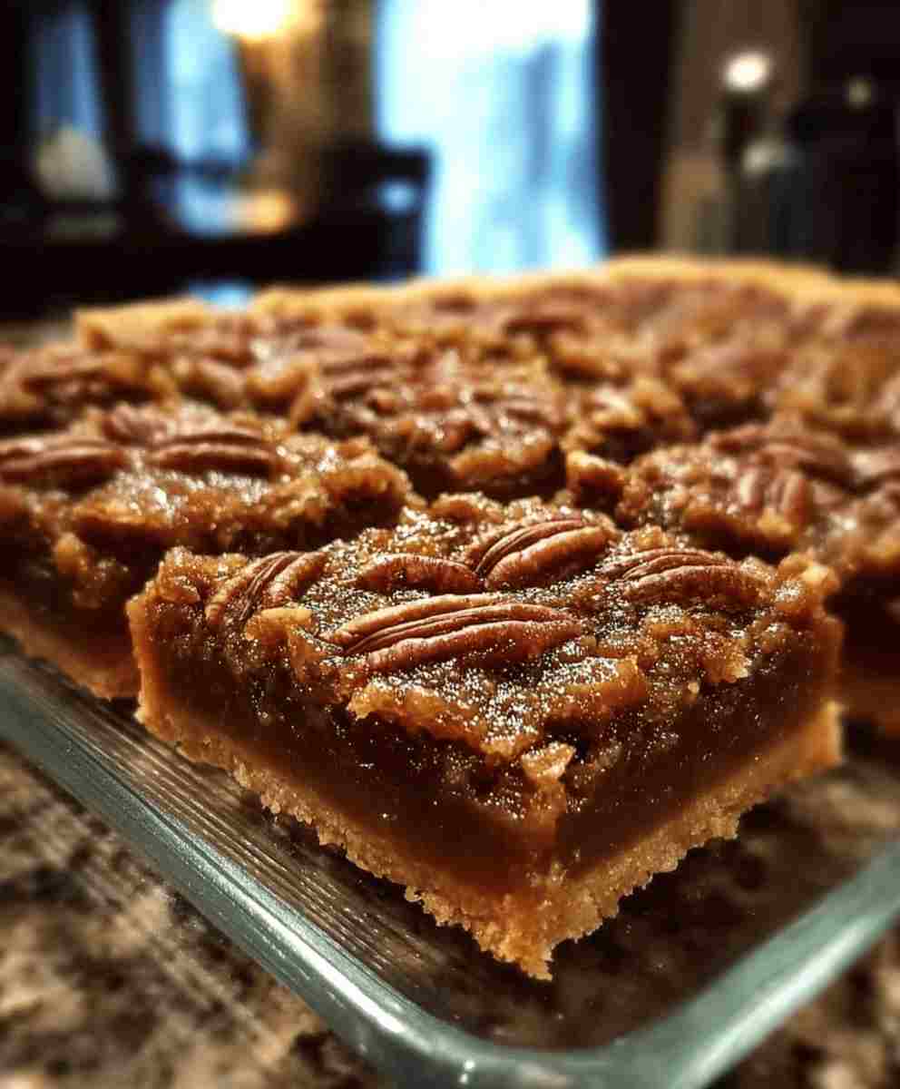 Southern Pecan Pie Bars Easy Dessert Recipe