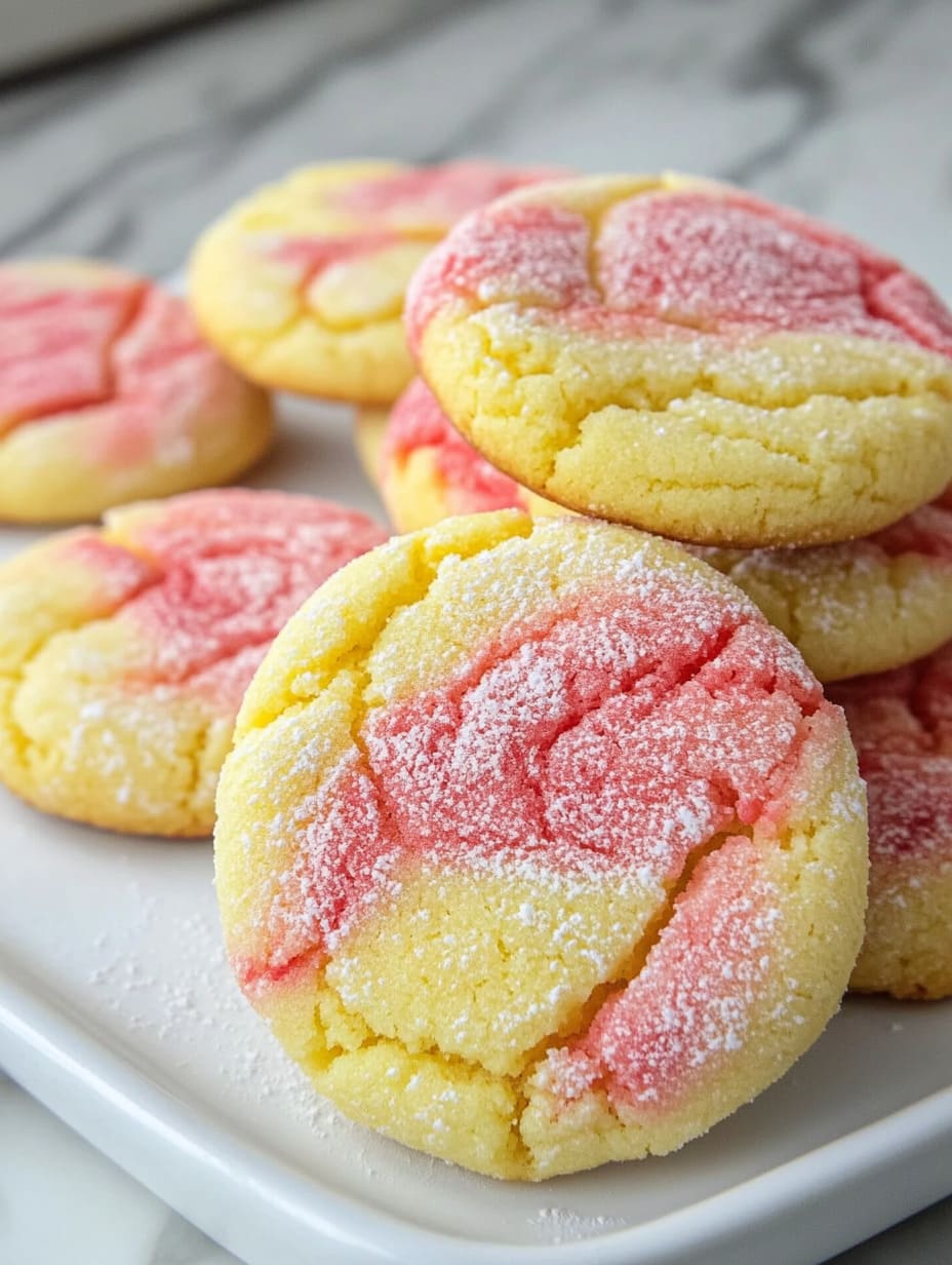 Strawberry Lemonade Cookies