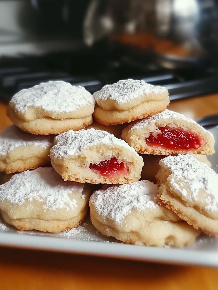 Strawberry Shortbread Cookies