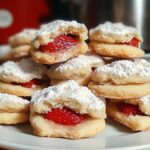 Strawberry Shortbread Cookies