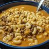 One-Pot Macaroni Cheeseburger Soup