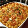 Shrimp Scampi Pasta Bake