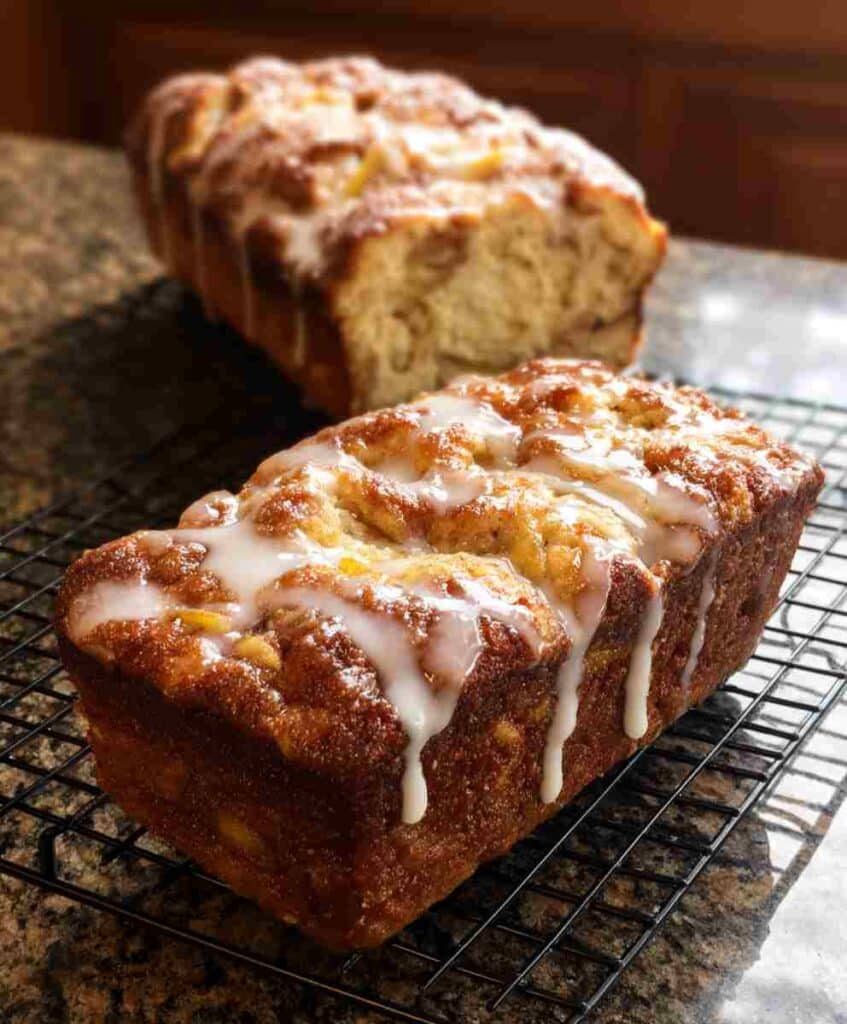 Easy Amish Apple Fritter Bread