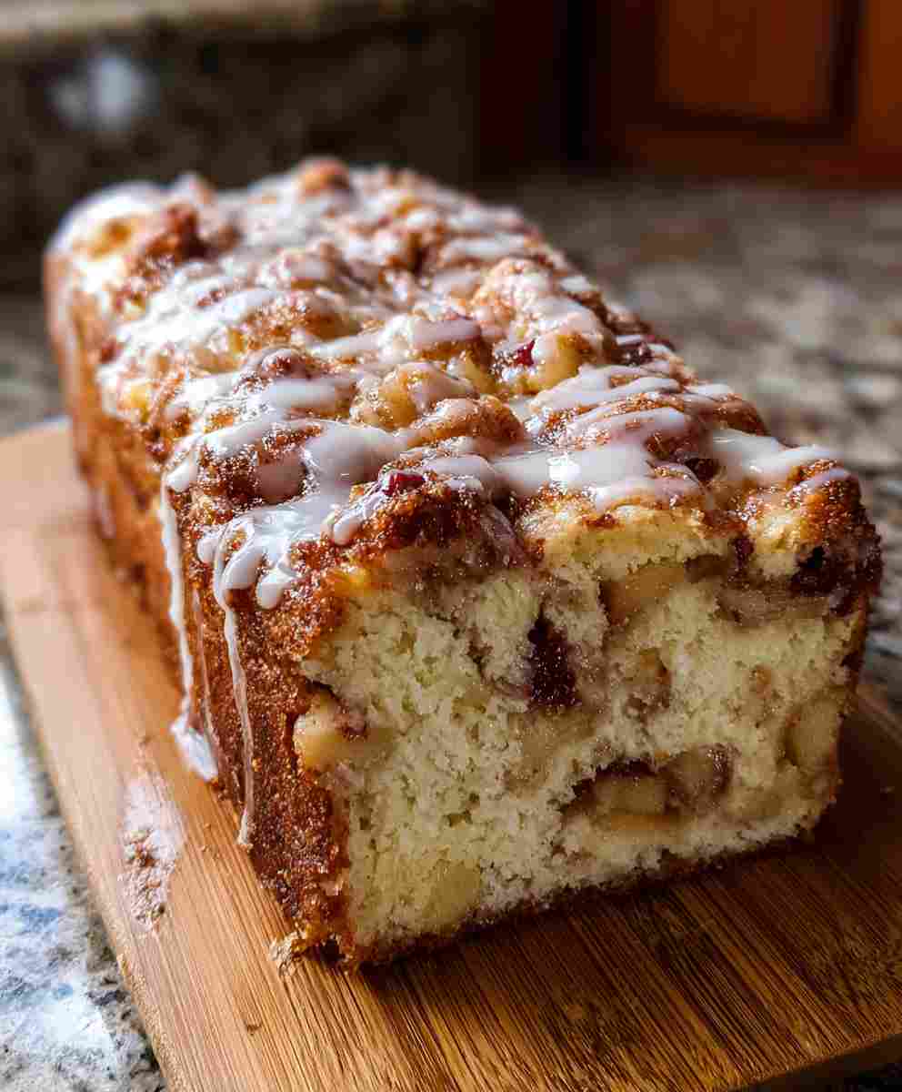 Easy Amish Apple Fritter Bread