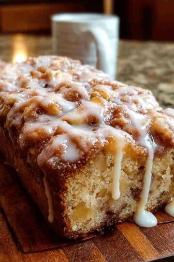 Moist Amish Apple Fritter Bread