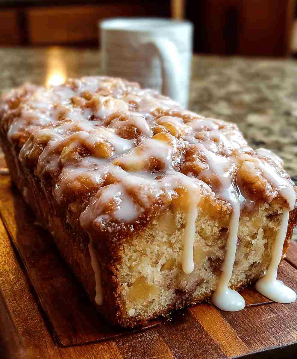Moist Amish Apple Fritter Bread