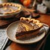 Velvet Chocolate Swirl Pumpkin Pie