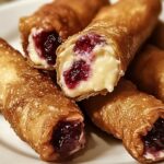 Air Fryer Cherry Cheesecake Egg Rolls