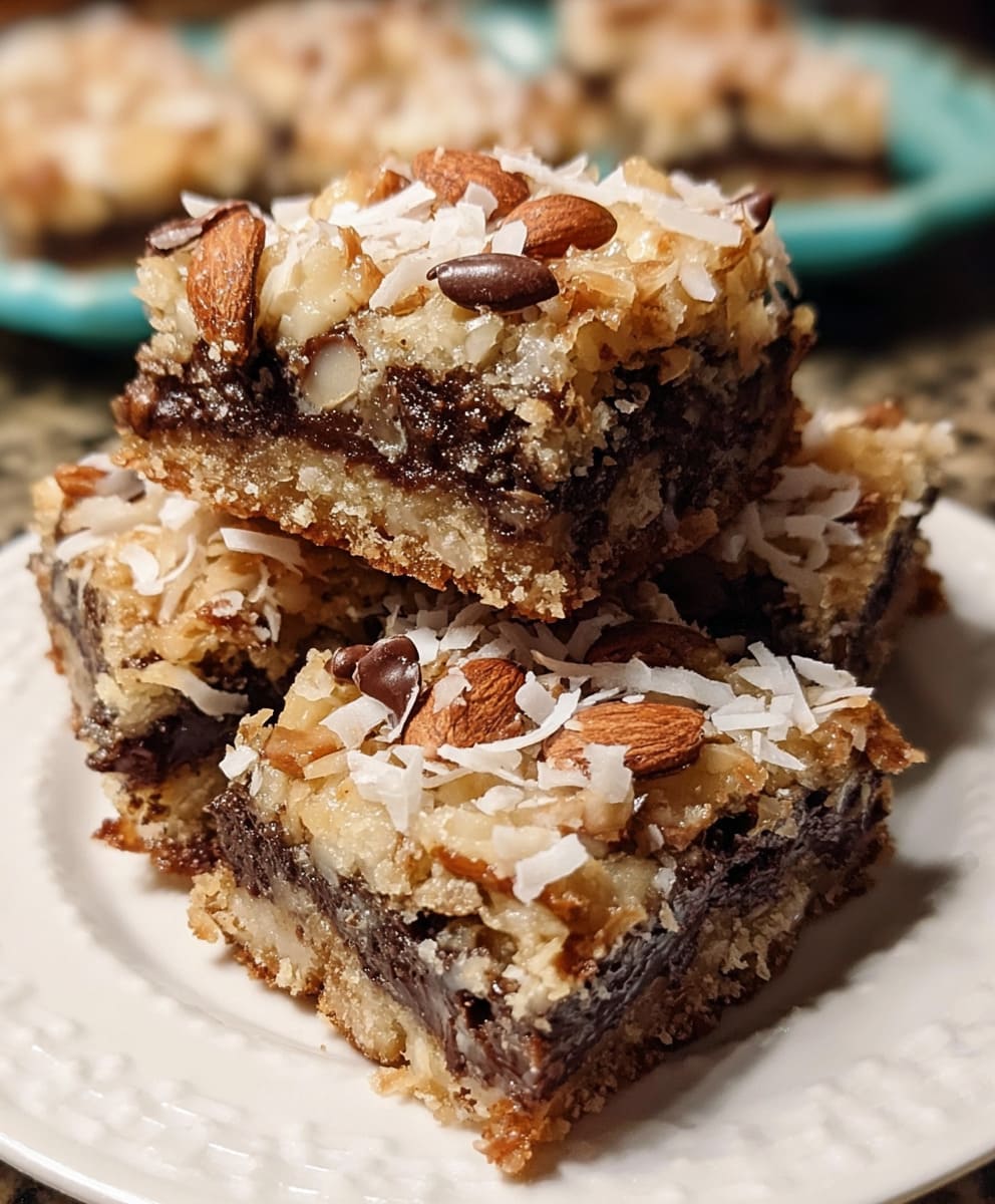 Almond Joy Magic Cookie Bars
