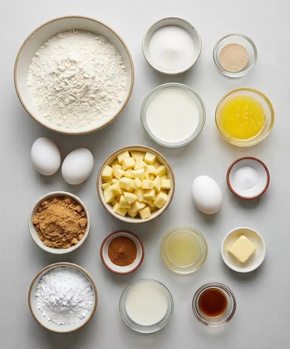 Apple Pie Cinnamon Rolls ingredients