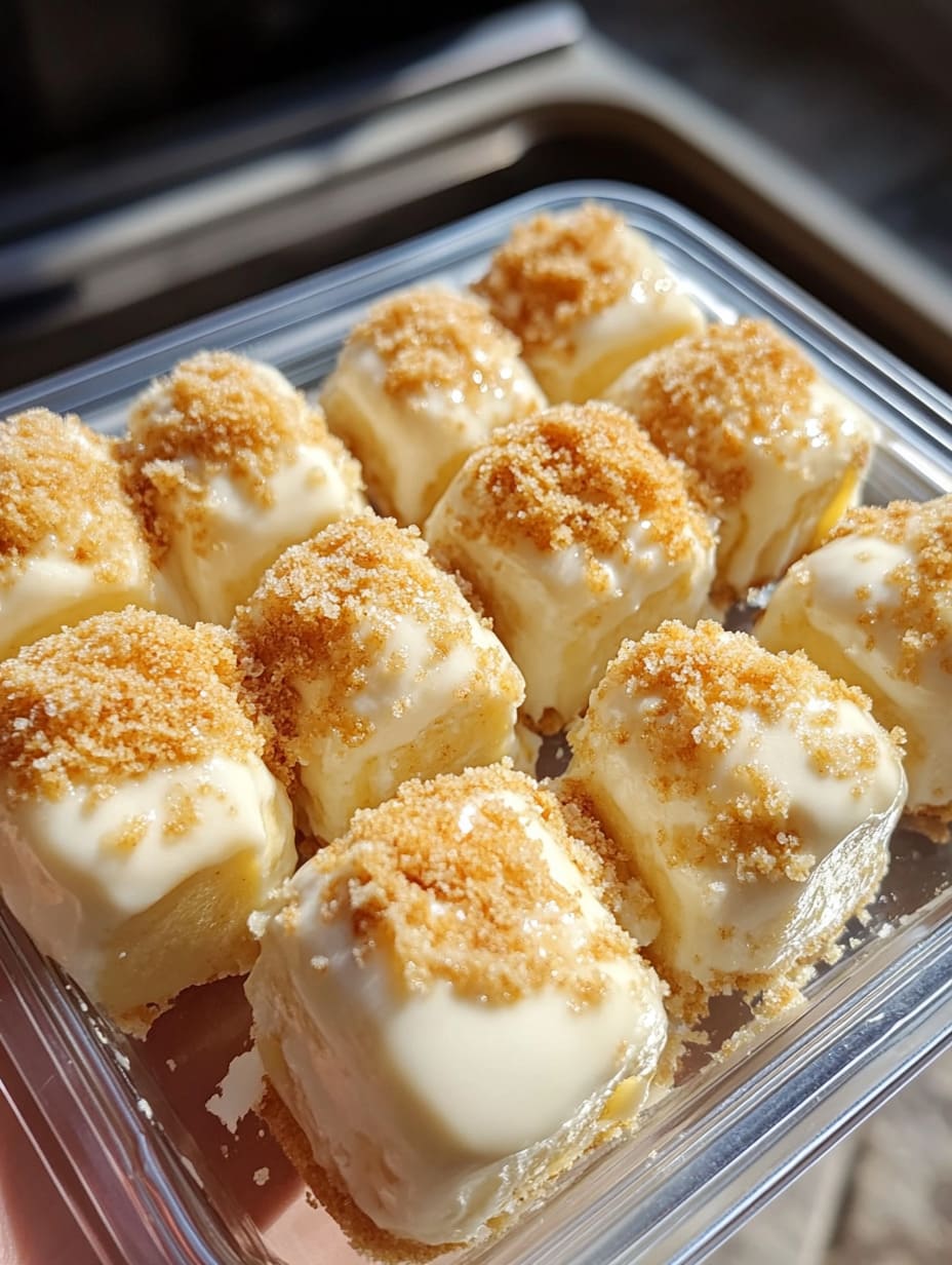 Banana Pudding Cheesecake Bites