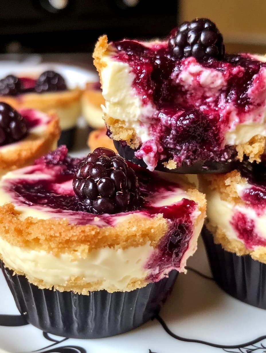 Berry Swirl Cheesecake Bites