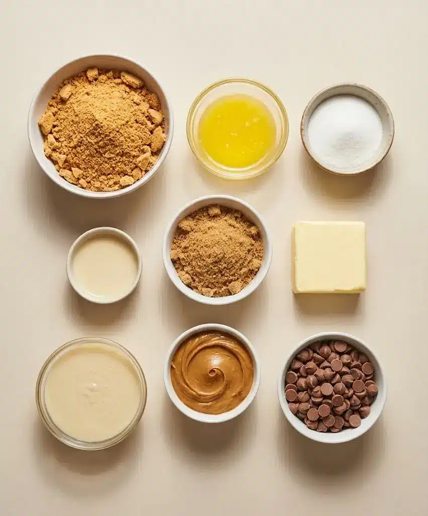 Biscoff Millionaire’s Traybake ingredients