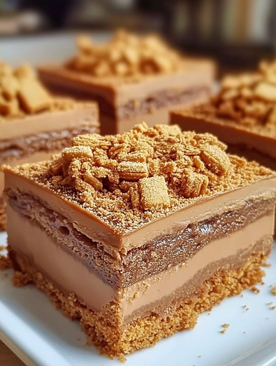 Biscoff Millionaire’s Traybake