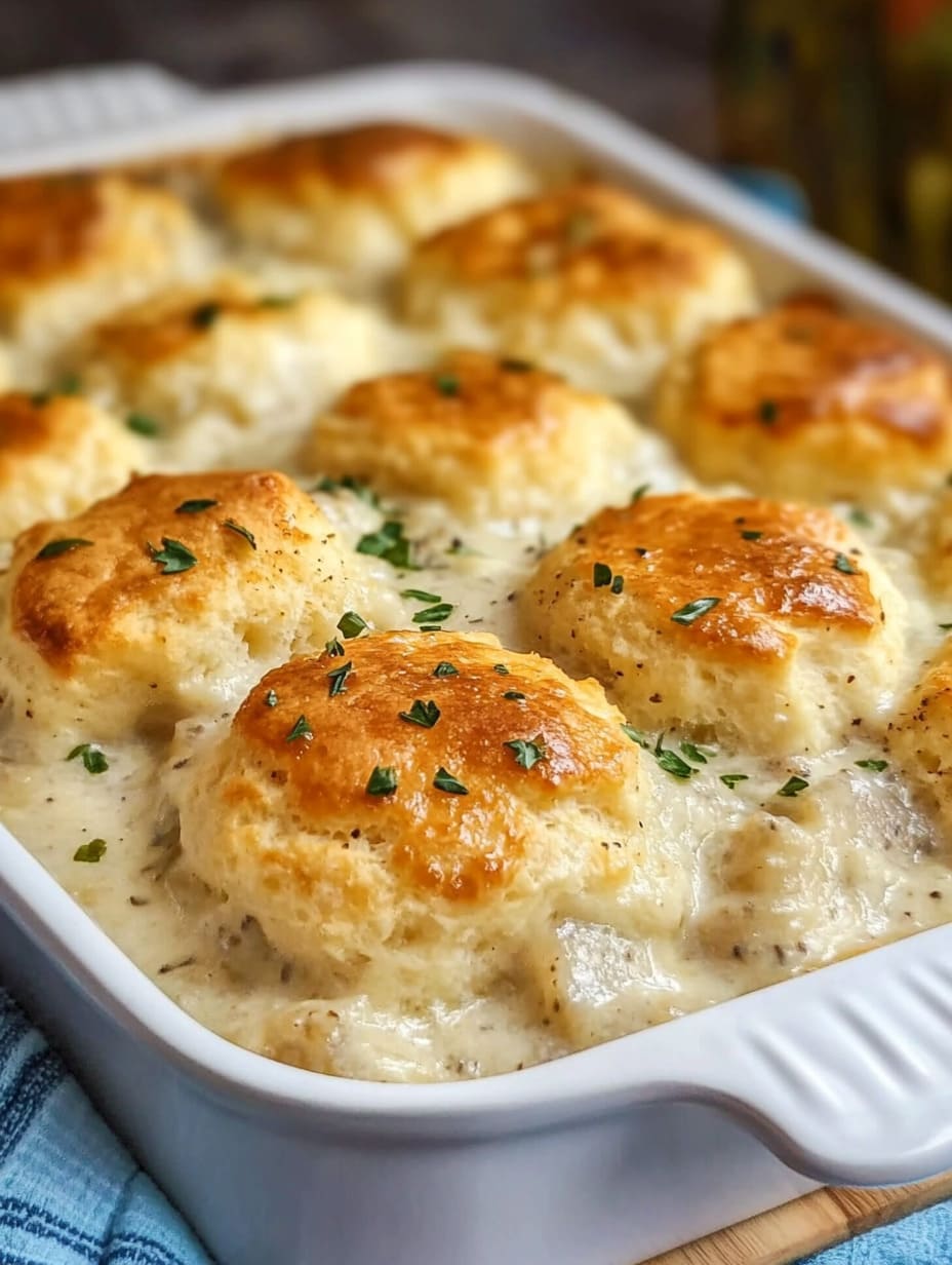 Biscuits and Gravy Casserole