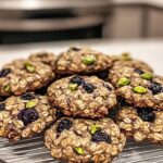 Blueberry Pistachio Oatmeal Cookies