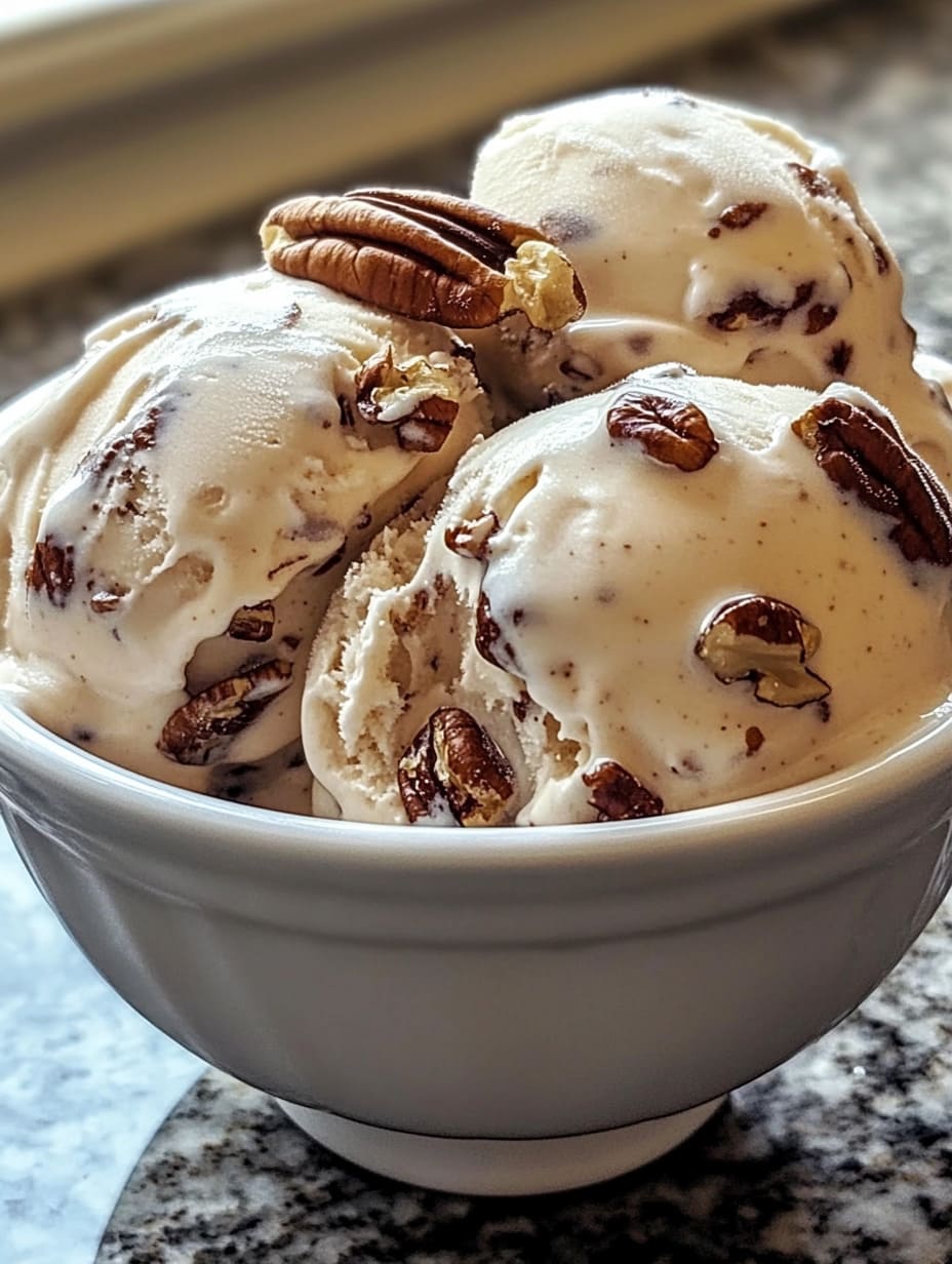 Butter Pecan Ice Cream (No Egg) – Creamy & Easy Recipe