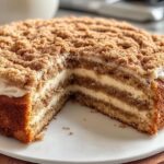 Cake Mix Coffee Cake with Cinnamon Crumble