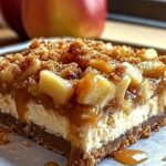 Caramel Apple Cheesecake Bars