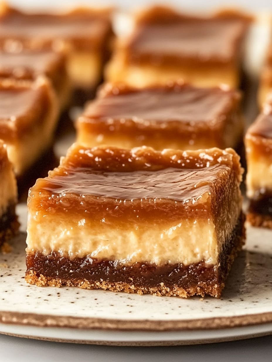 Caramel Cheesecake Bars