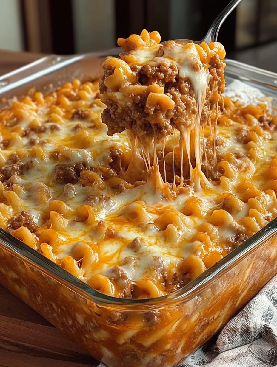 Cheesy Hamburger Casserole