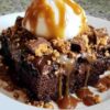 Chocolate Caramel Toffee Crunch Cake