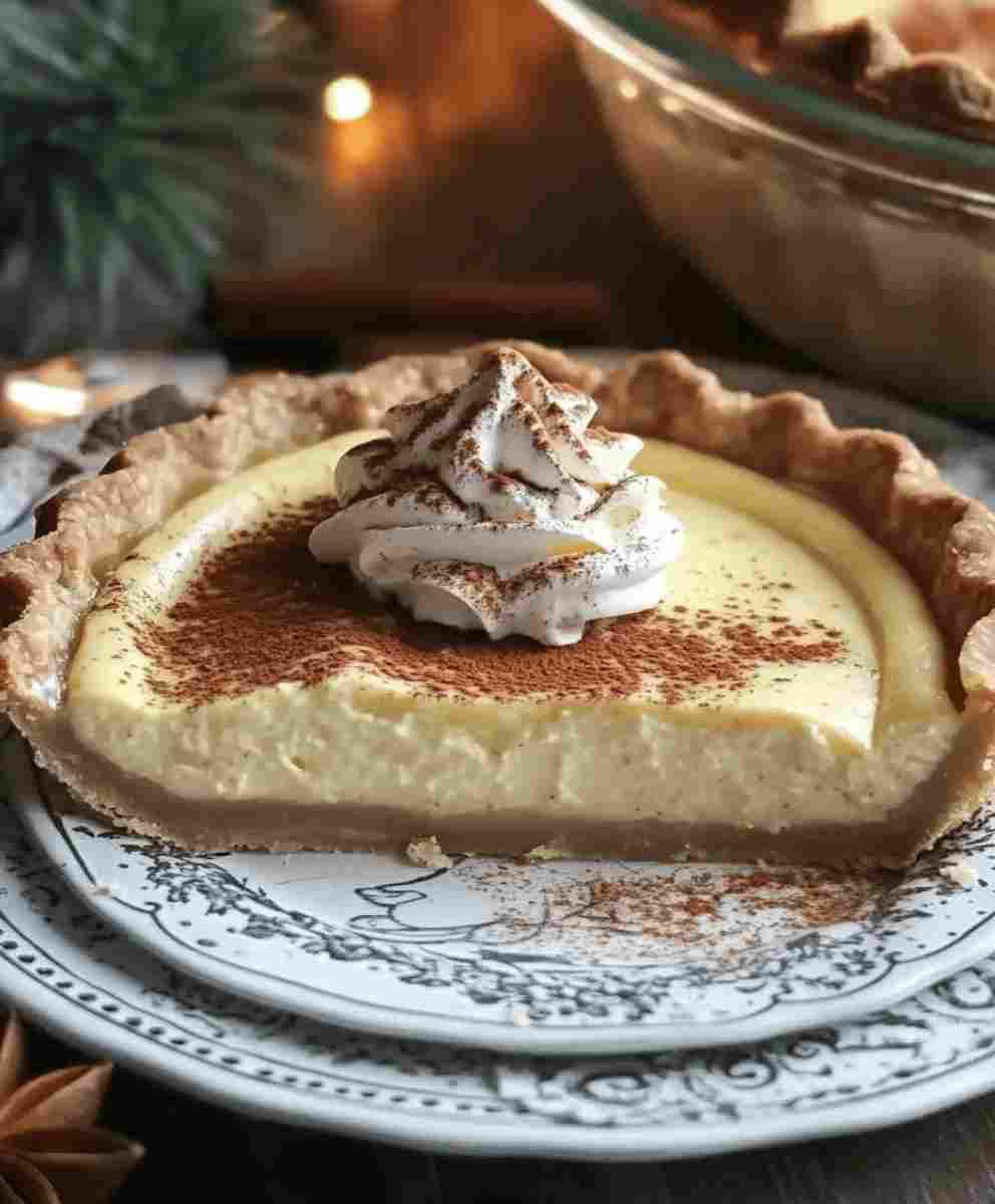 Christmas Eve Custard Pie Recipe