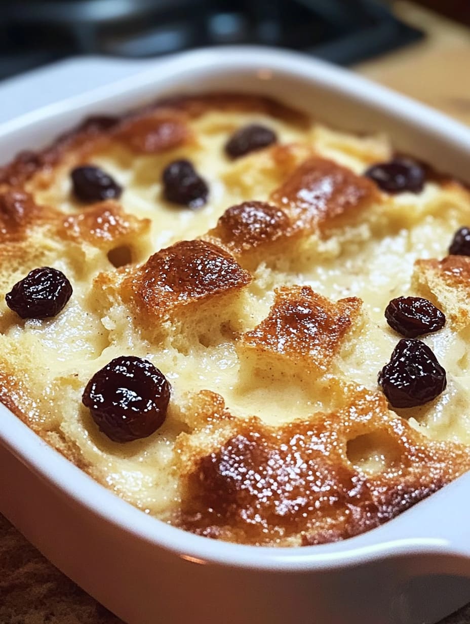 Cinnamon Raisin Bread Pudding