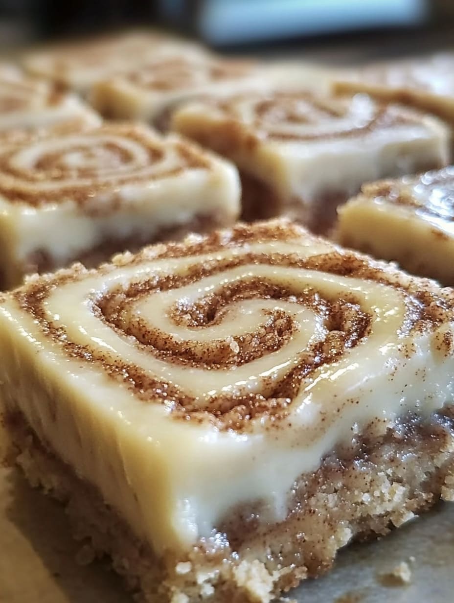 Cinnamon Roll Bliss Bars