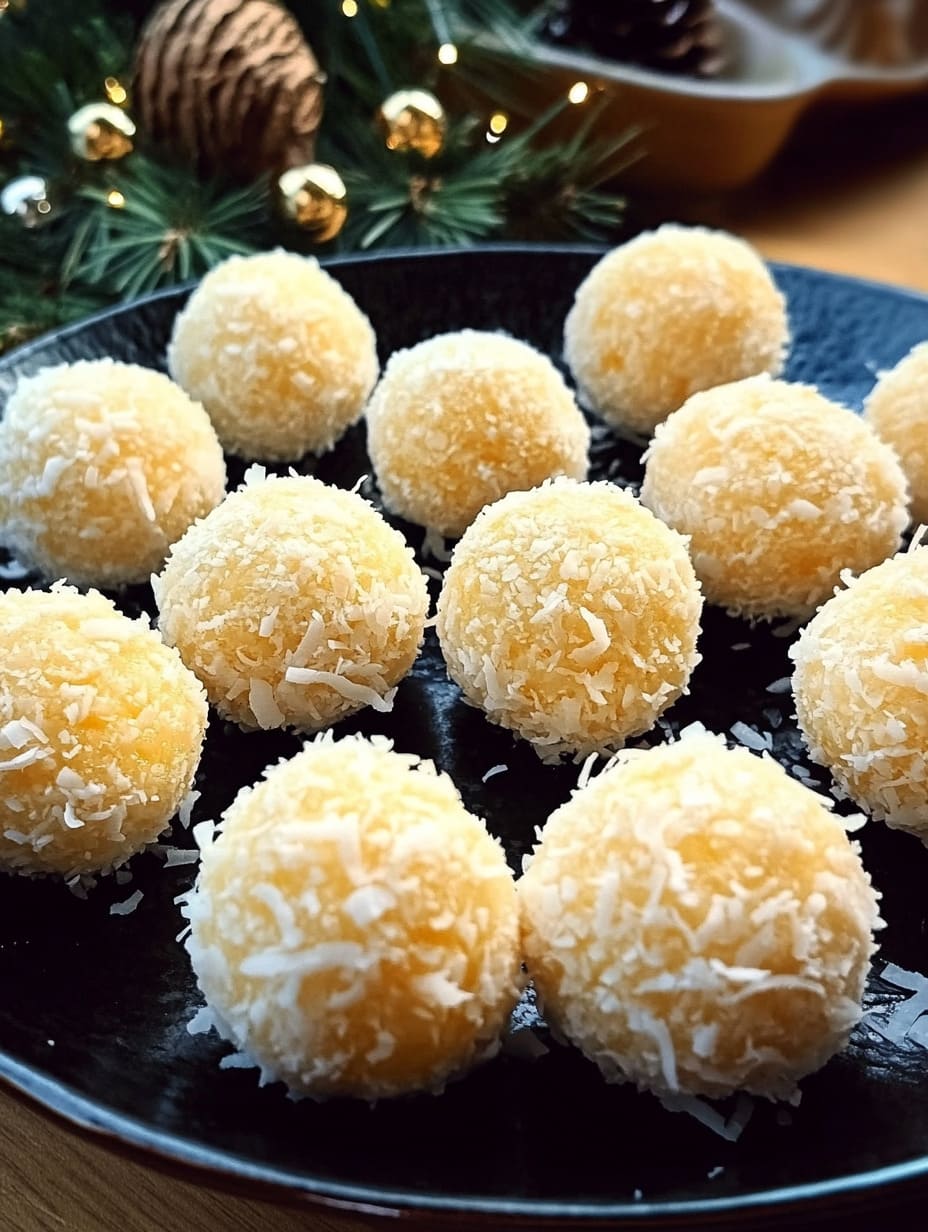 Creamy Coconut Pineapple Balls