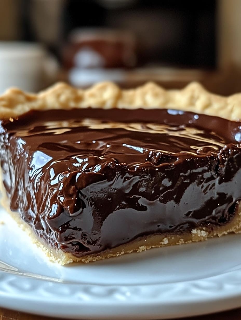 Easy Hot Fudge Pie