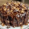 German Chocolate Poke Cake