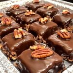 Homemade Turtle Candy with Pecans and Caramel