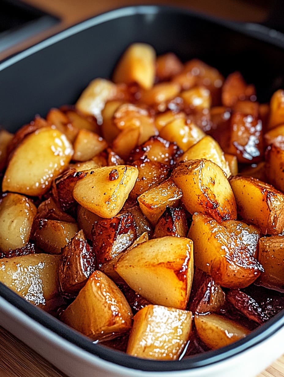 Honey Roasted Apples and Potatoes