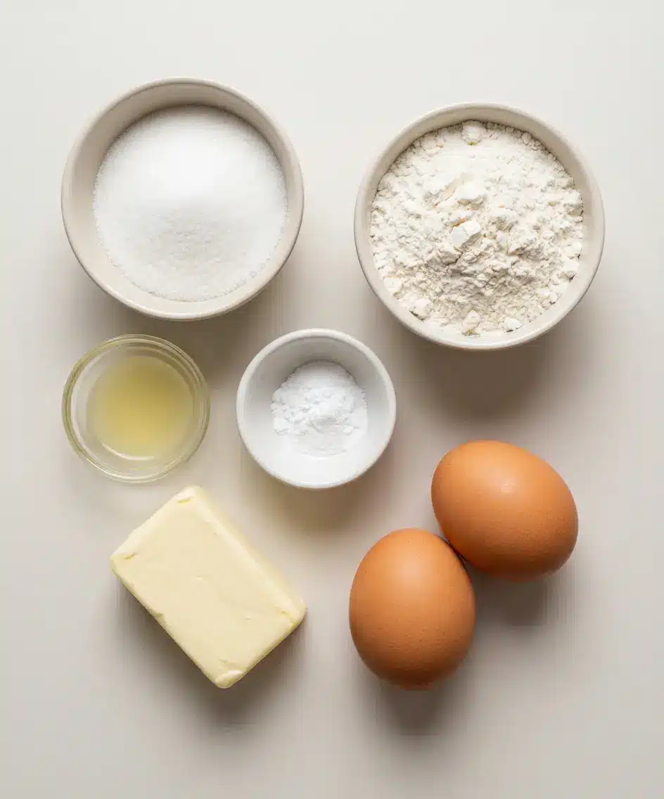 Lemon Poundcake Cookies ingredients