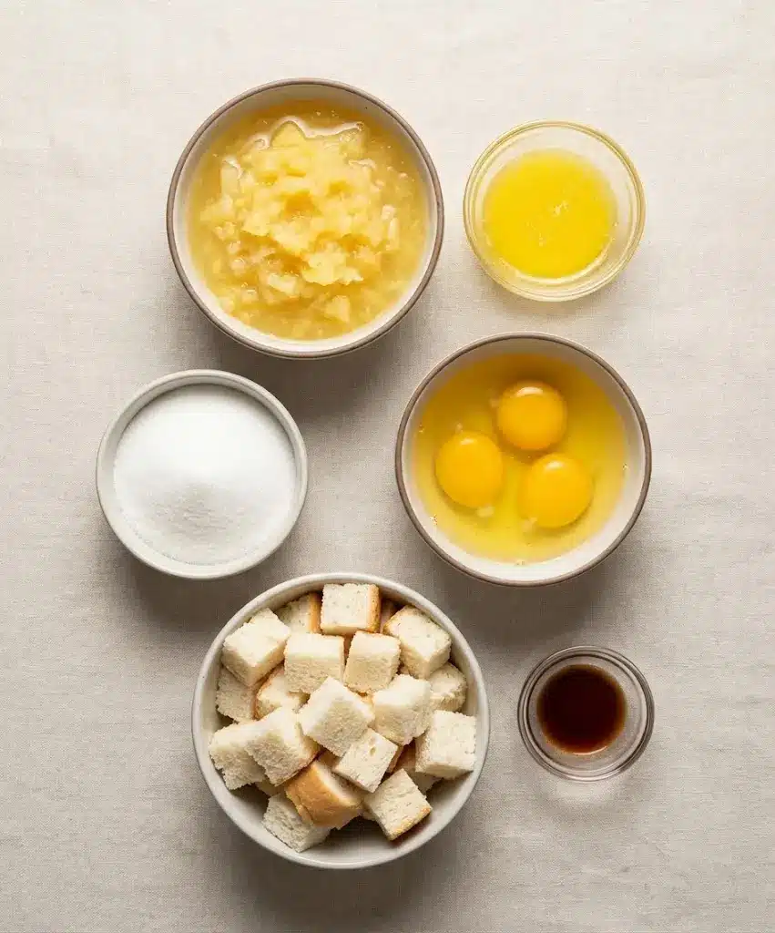 Pineapple Bake ingredients