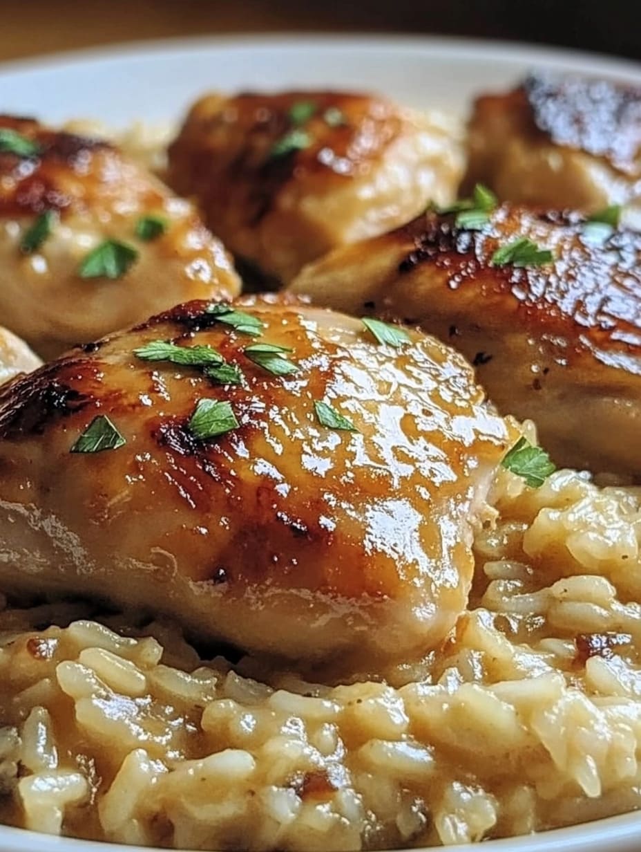 Smothered Chicken and Rice