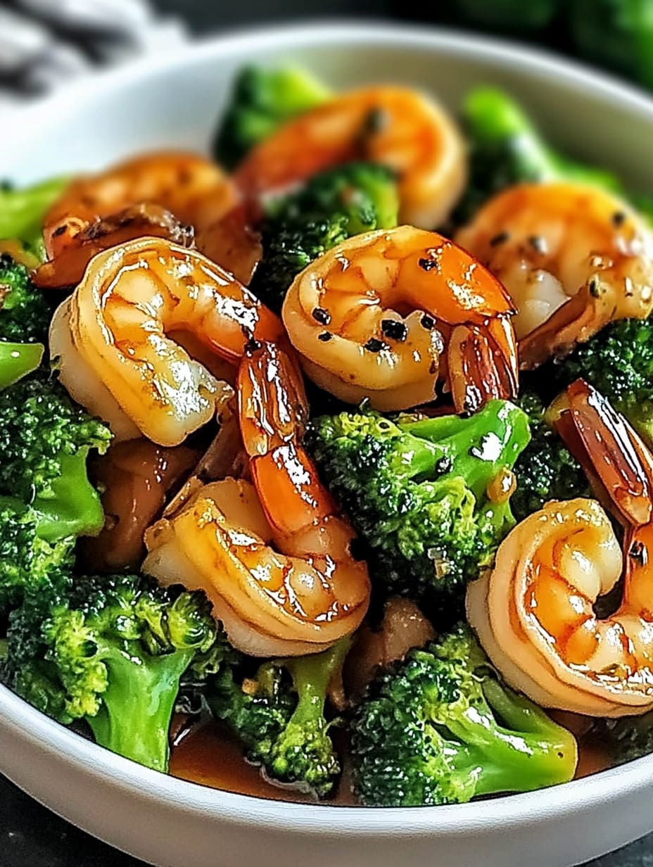 Stir-Fried Shrimp and Broccoli