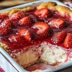 Strawberry Cheesecake Dump Cake