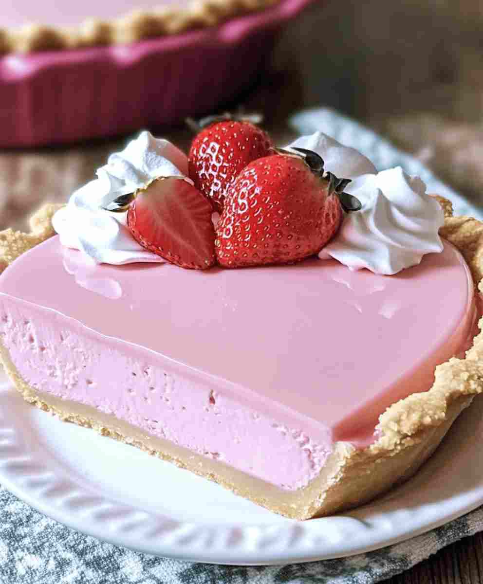 Strawberry Cream Cheese Jello Pie
