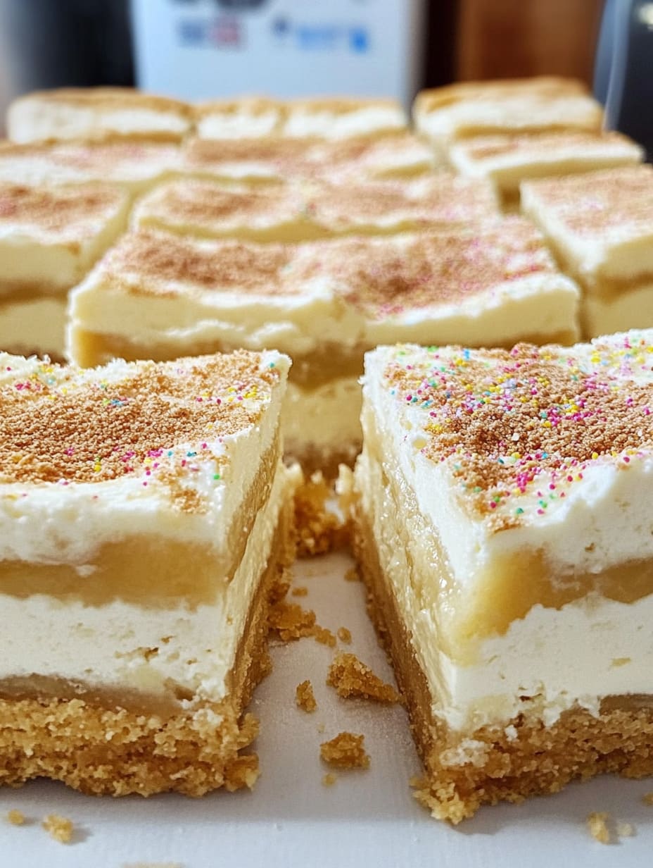 Sugar Cookie Cheesecake Bars
