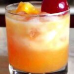 Tropical Amaretto Island Punch Cocktail