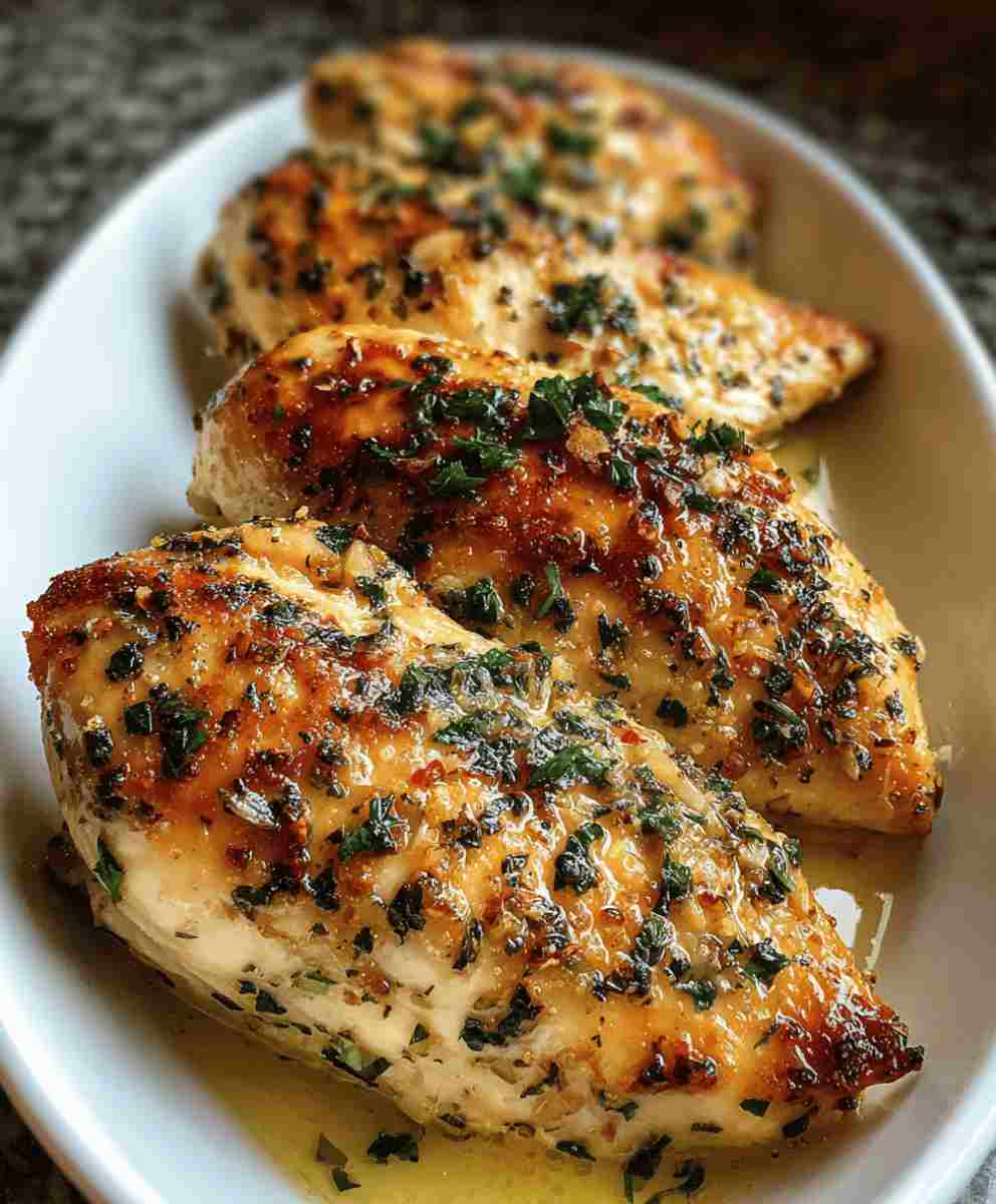 Garlic Butter Baked Chicken Breast
