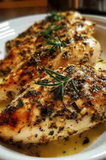 Garlic Butter Baked Chicken Breast