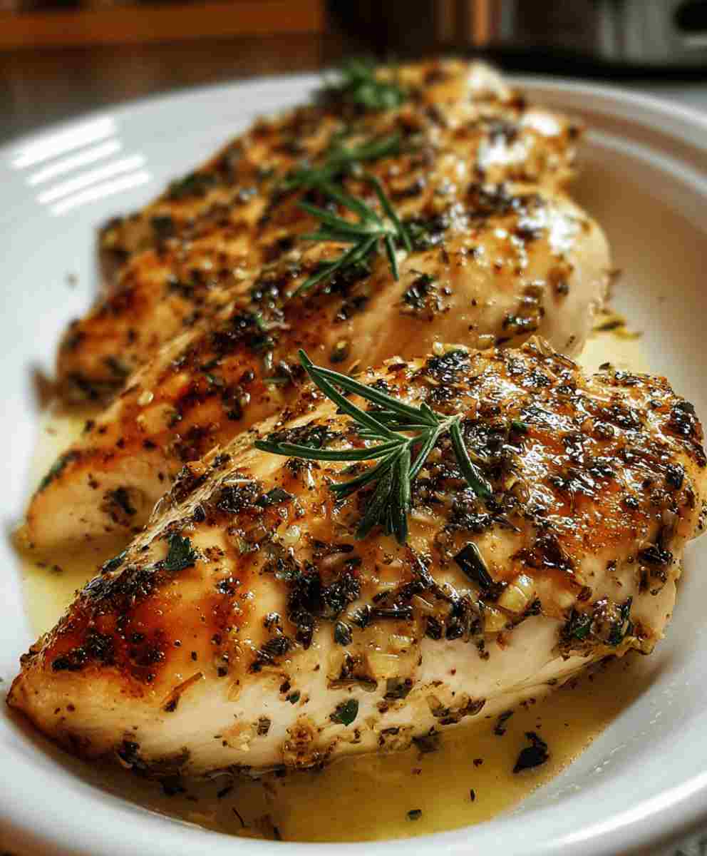 Garlic Butter Baked Chicken Breast